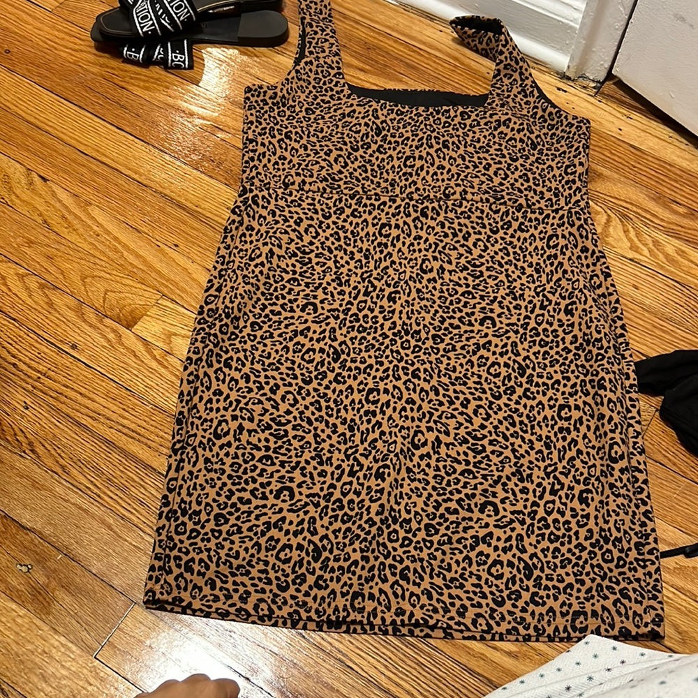 HM Cheetah Dress - Size Large